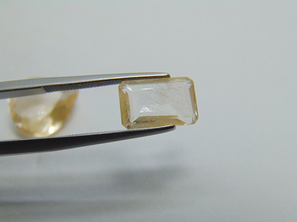 9.79ct Topaz Goldem 13x11mm 11x7mm