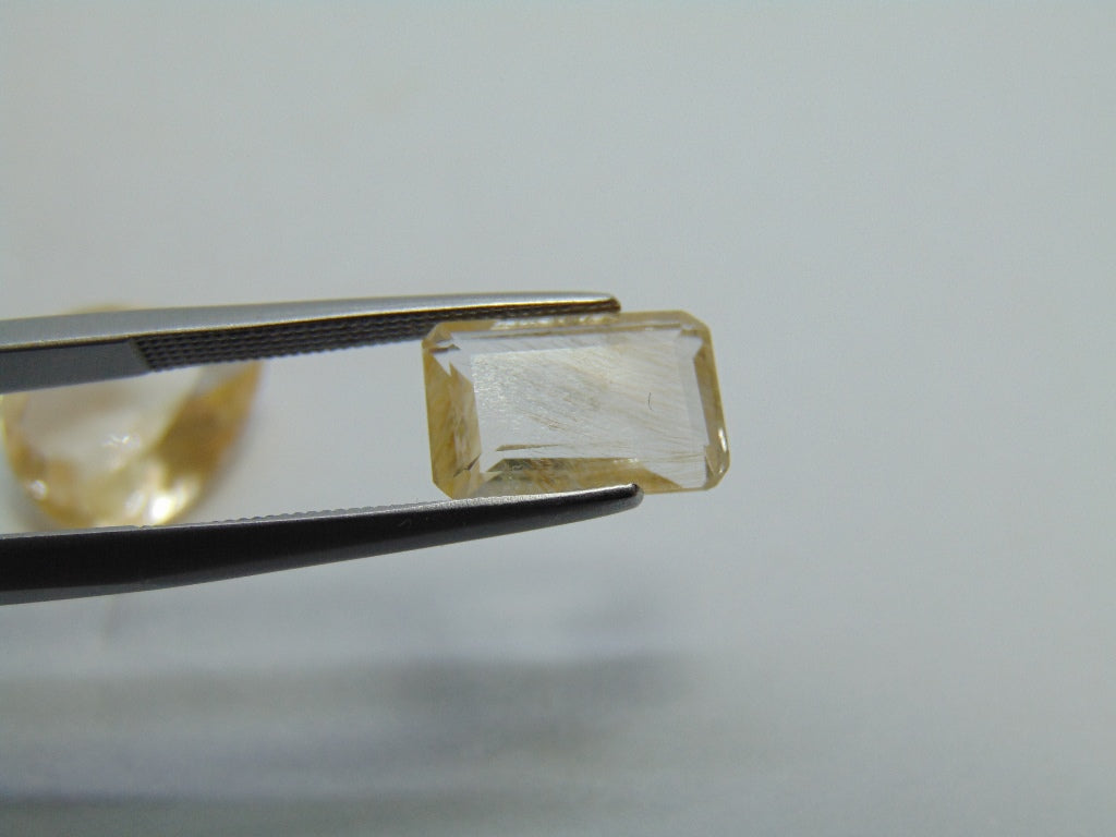 9.79ct Topaz Goldem 13x11mm 11x7mm