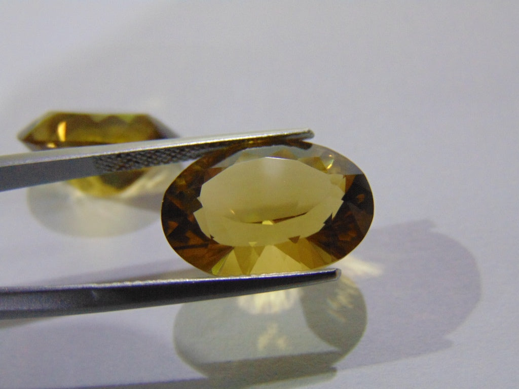 21.50ct Citrine (Pair)