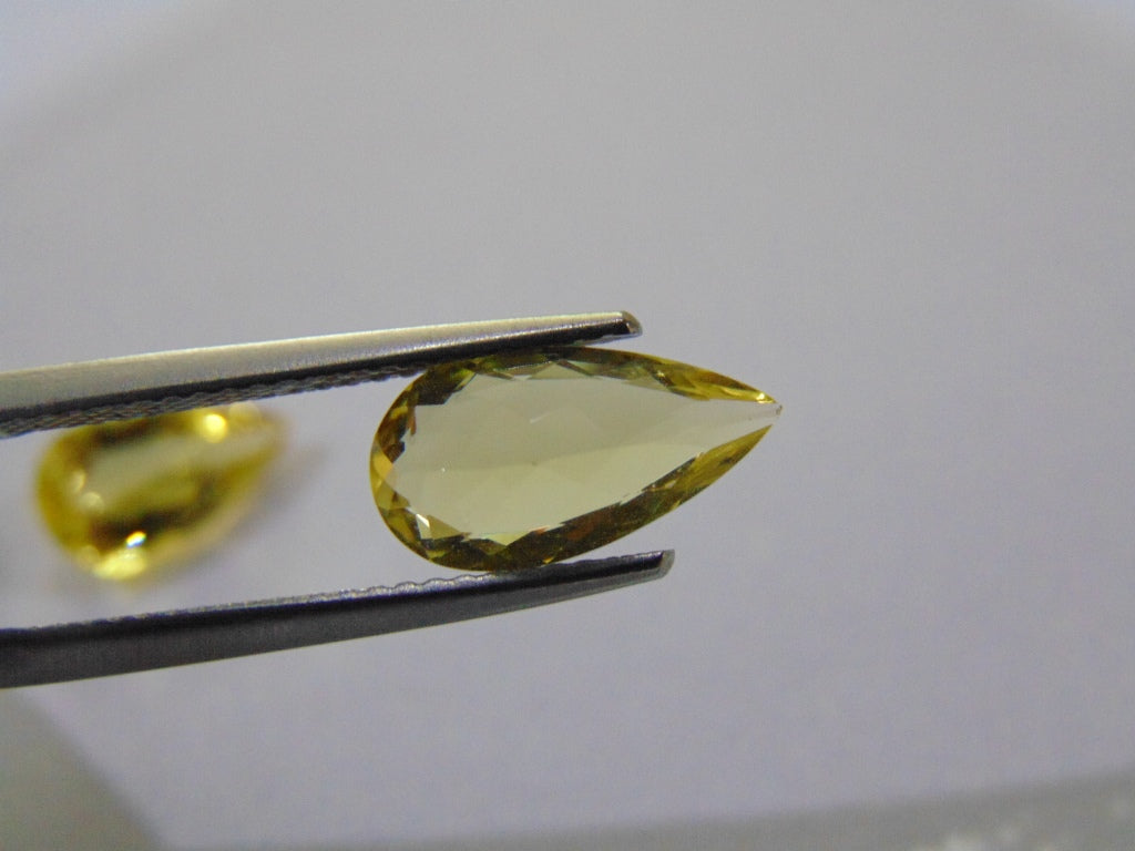 3.50ct Beryl Yellow (Pair)