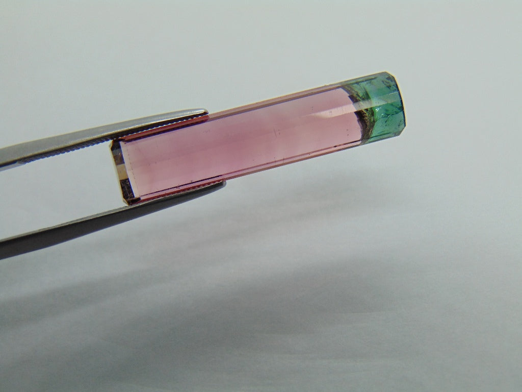 10.40ct Tourmaline Bicolor 29x7mm