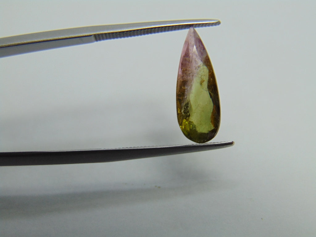 2.55ct Tourmaline Bicolor 17x6mm