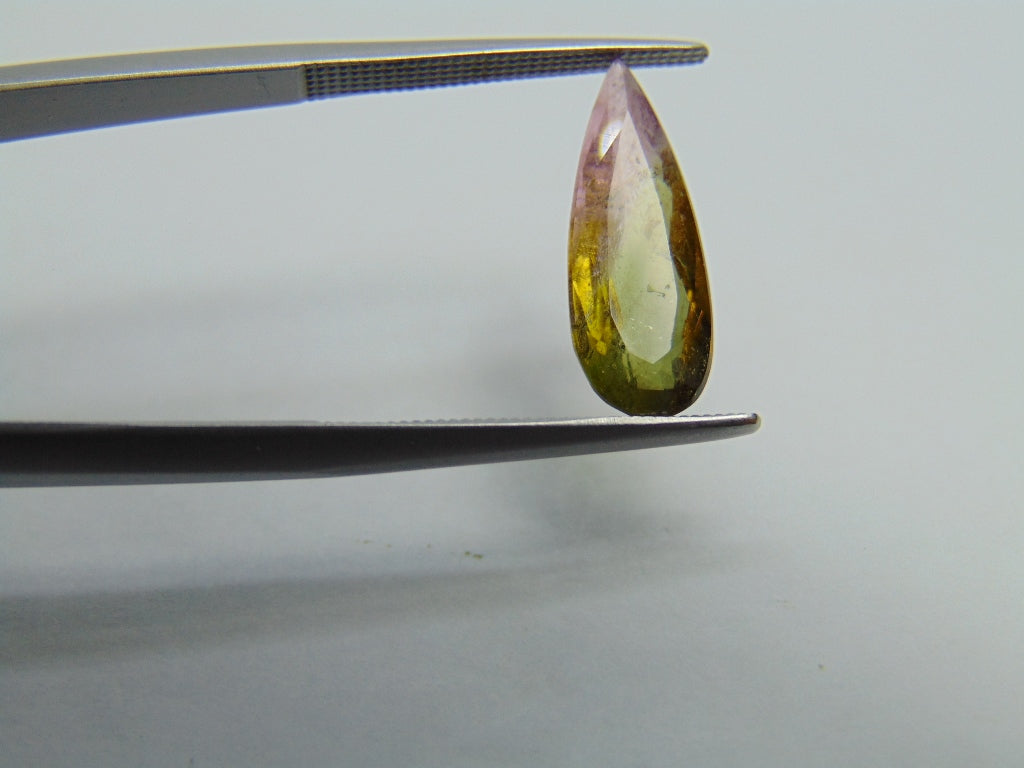 2.55ct Tourmaline Bicolor 17x6mm