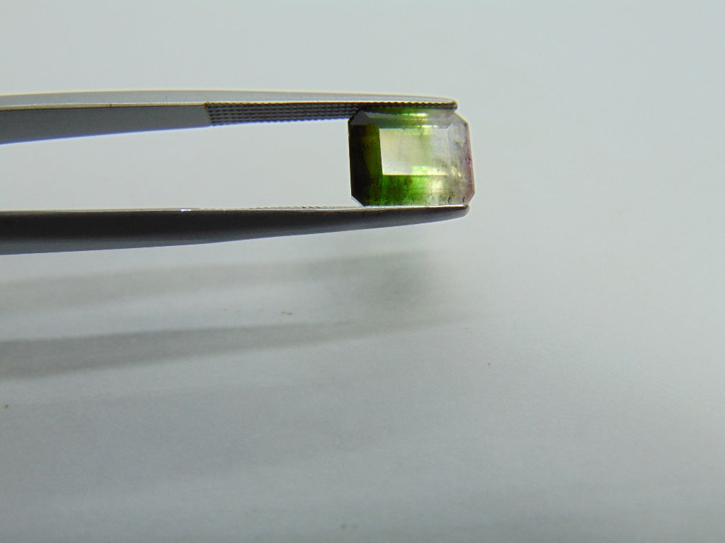 3.59ct Tourmaline Bicolor 9x7mm