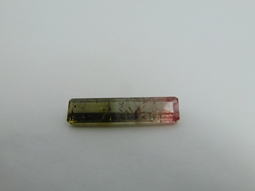 10.90ct Tourmaline Bicolor 30x7mm