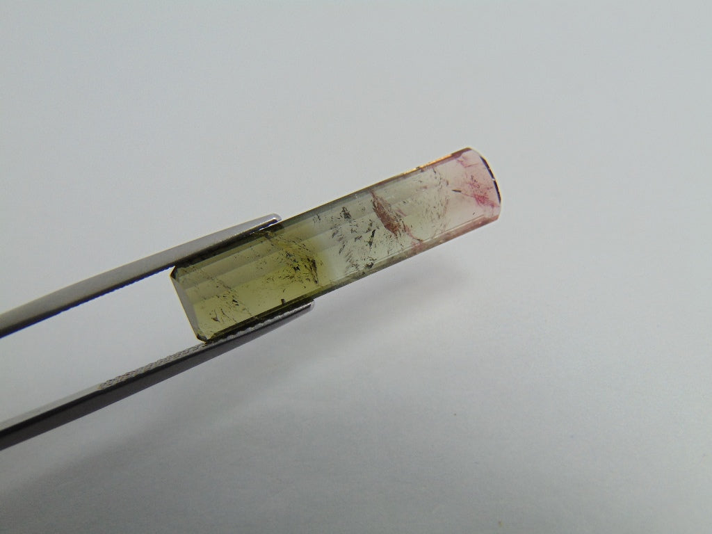 10.90ct Tourmaline Bicolor 30x7mm