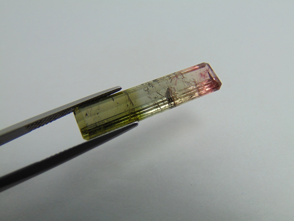 10.90ct Tourmaline Bicolor 30x7mm