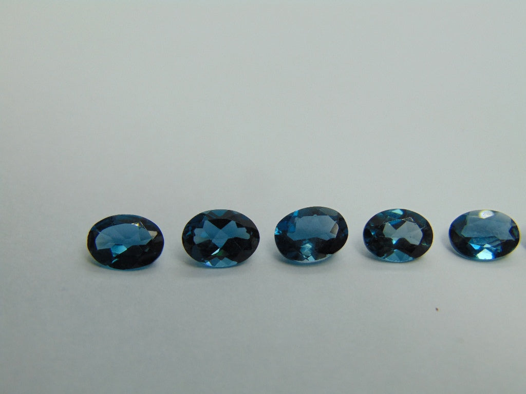 7.70ct Topaz London Blue Calibrated 8x6mm