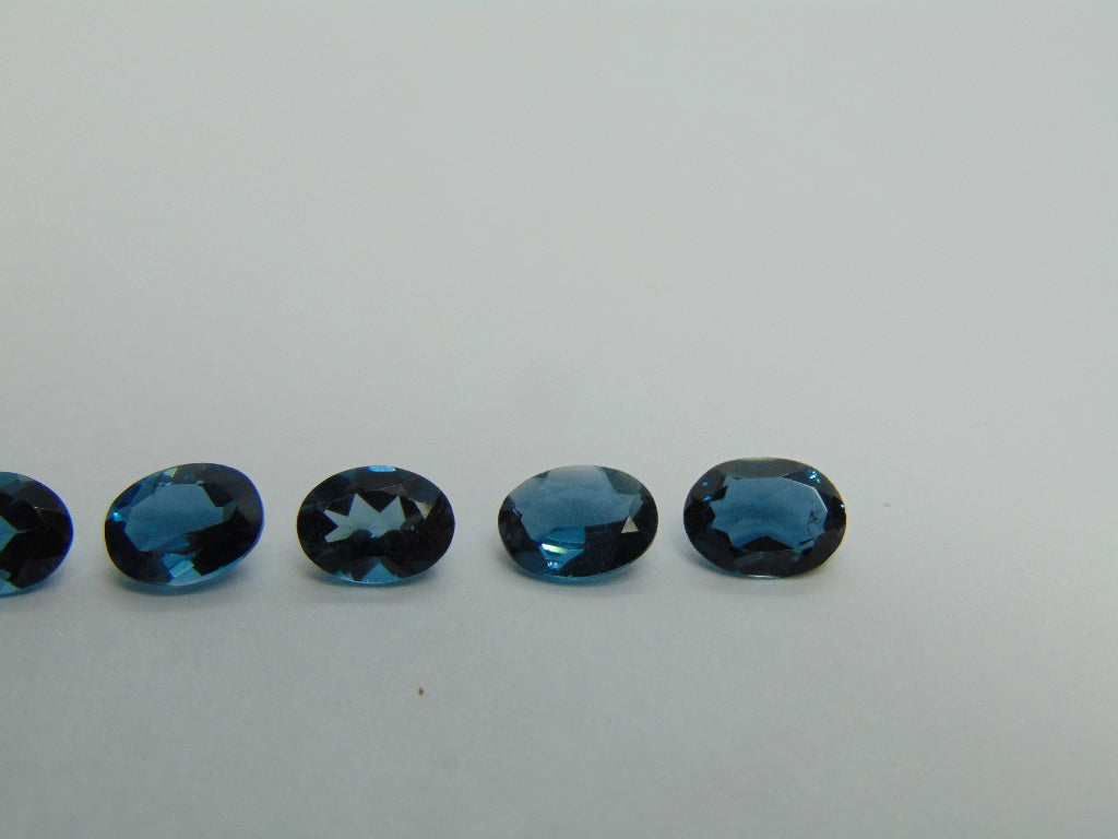 7.70ct Topaz London Blue Calibrated 8x6mm