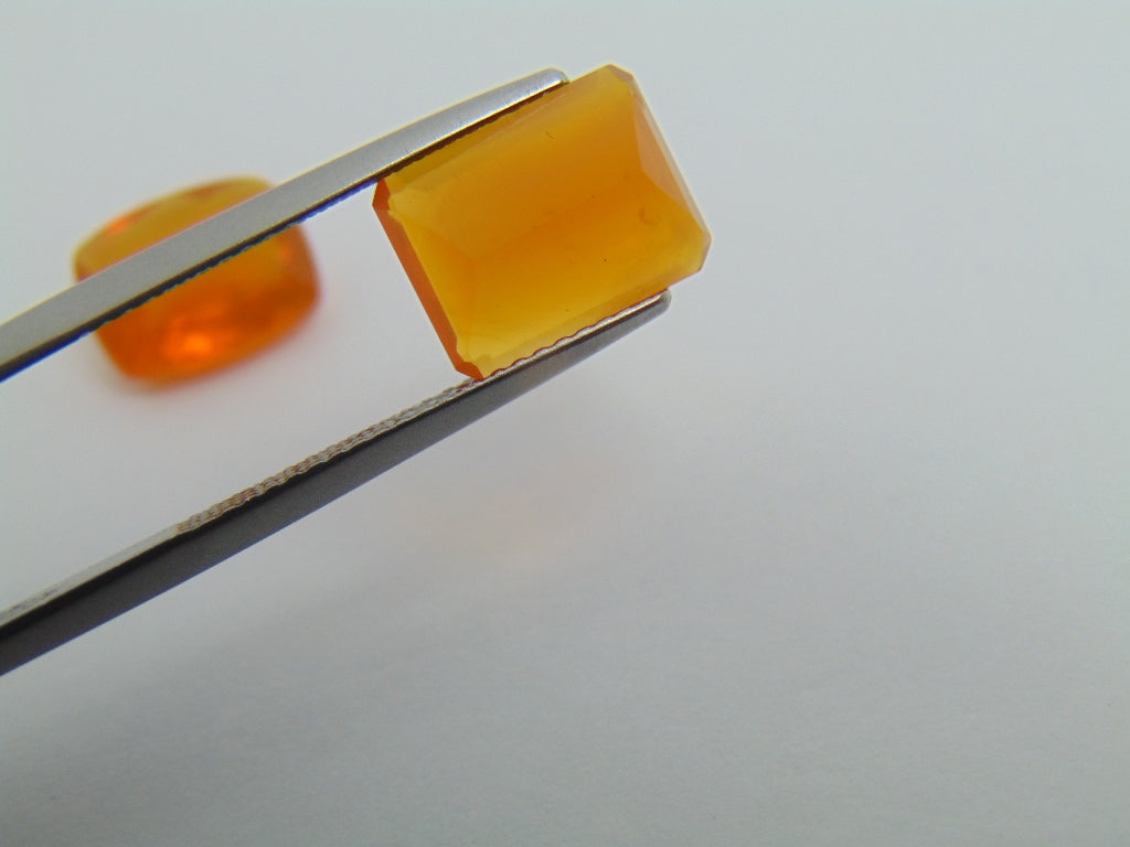 4.60ct Fire Opal Calibrated 11x8mm