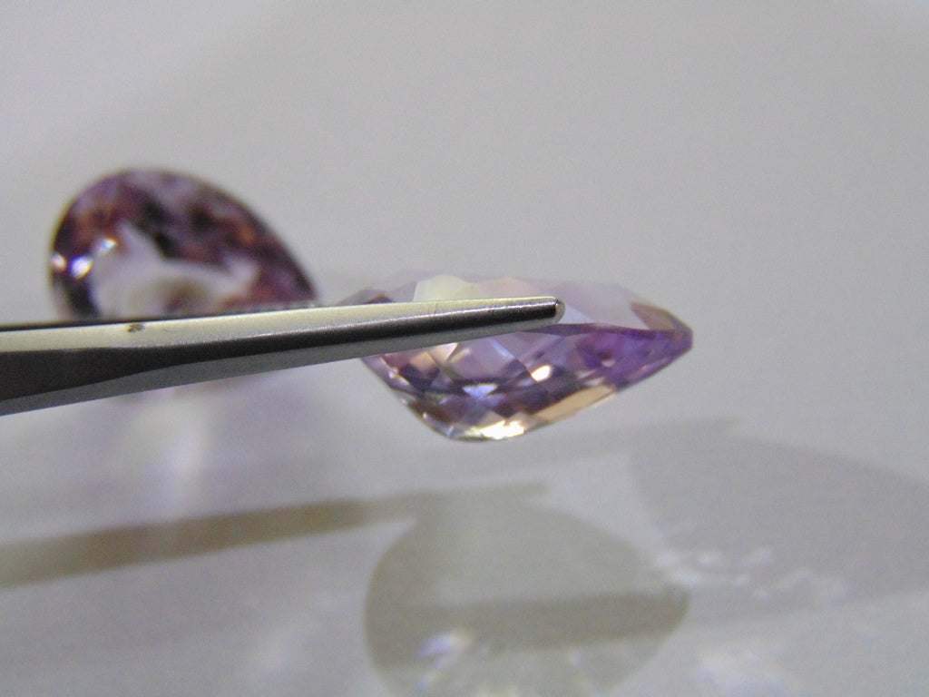 20.50ct Amethyst (Rose France) Pair