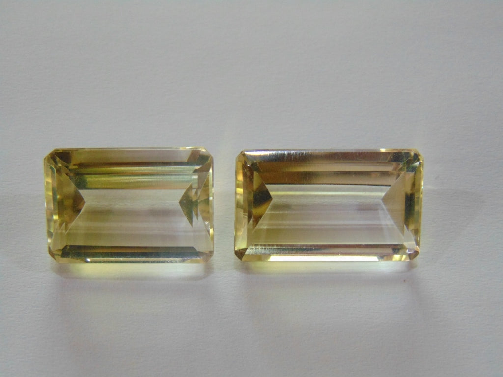 39.20ct Green Gold Bicolor 27x14mm