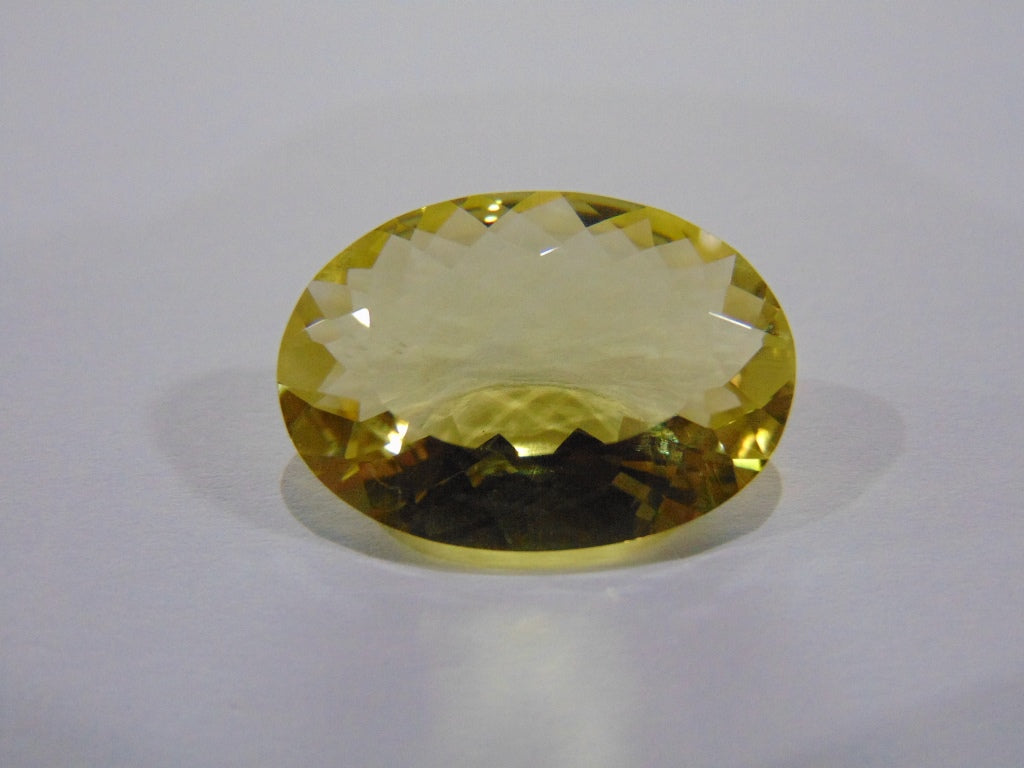 21.40ct Green Gold 25x17mm