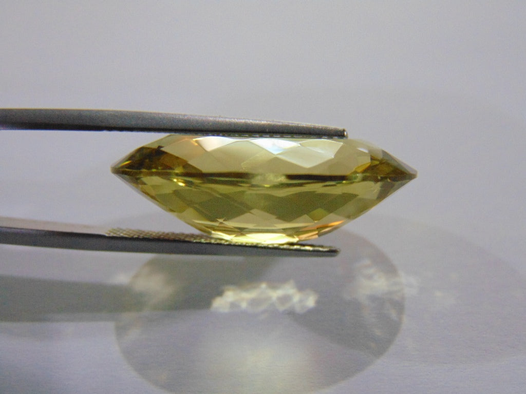 21.40ct Green Gold 25x17mm