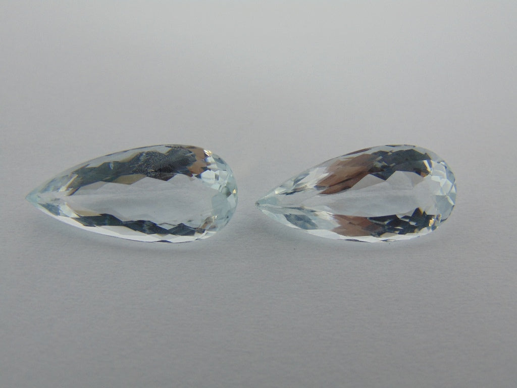 14cts Aquamarine (Pair)