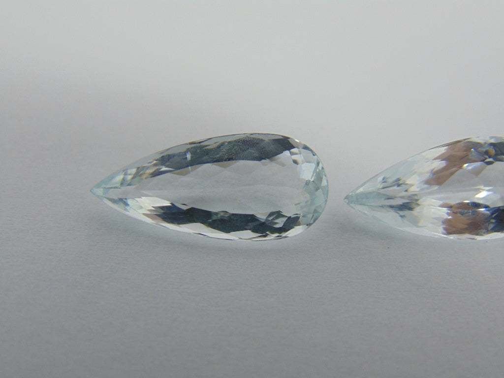 14cts Aquamarine (Pair)