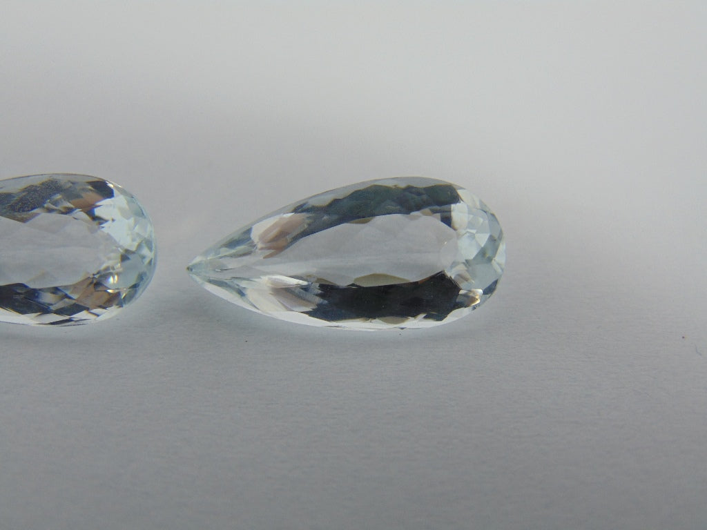 14cts Aquamarine (Pair)