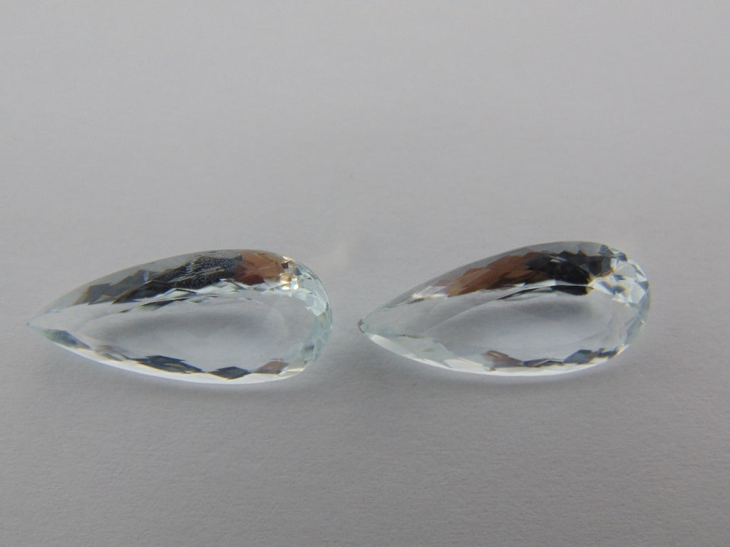 14cts Aquamarine (Pair)