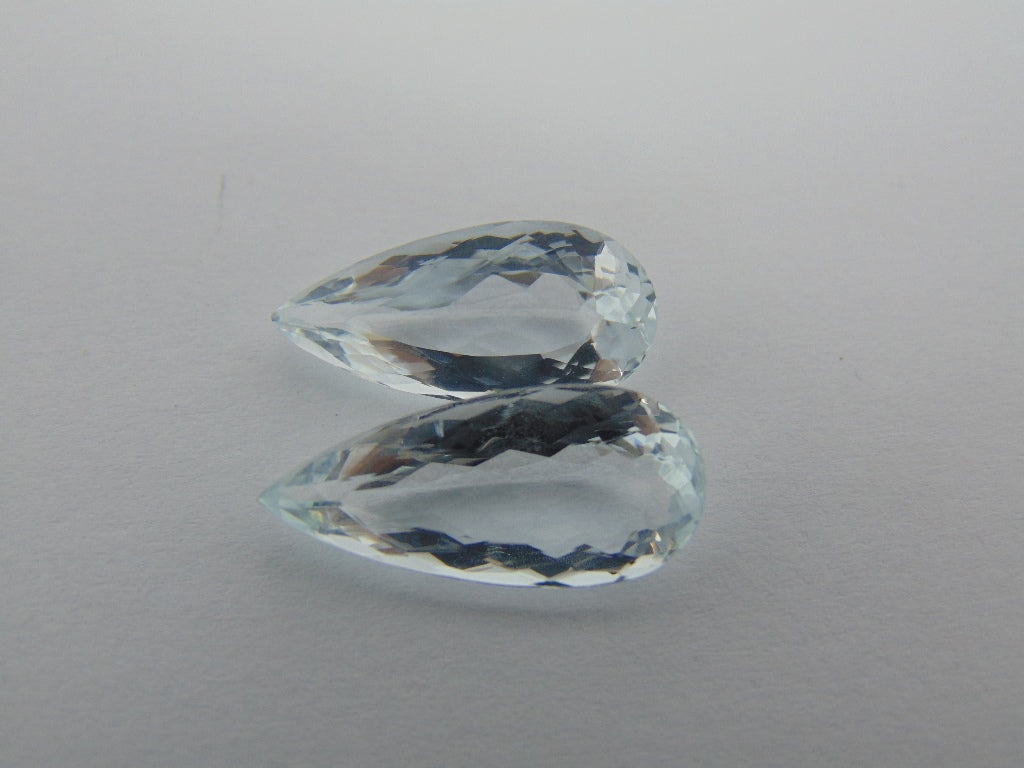 14cts Aquamarine (Pair)