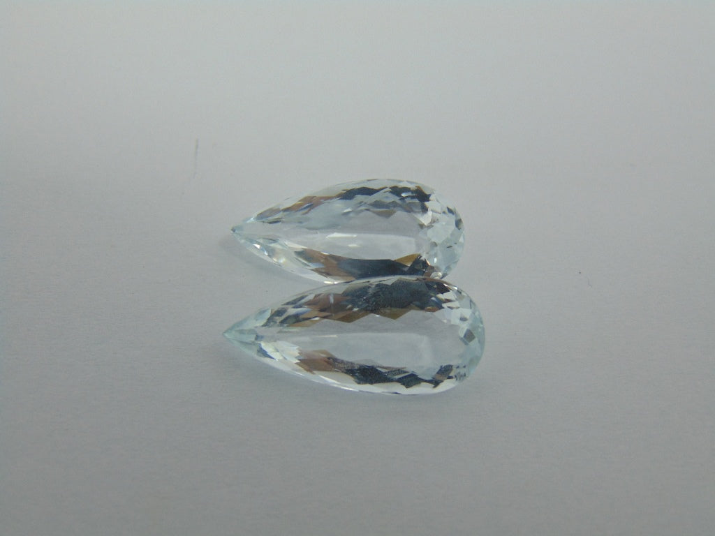 14cts Aquamarine (Pair)