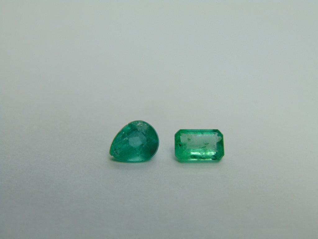 1.75ct Emerald 7x6mm 7x5mm