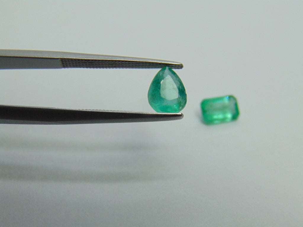 1.75ct Emerald 7x6mm 7x5mm