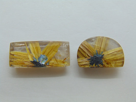 20.40ct Rutile 22x9mm 17x11mm