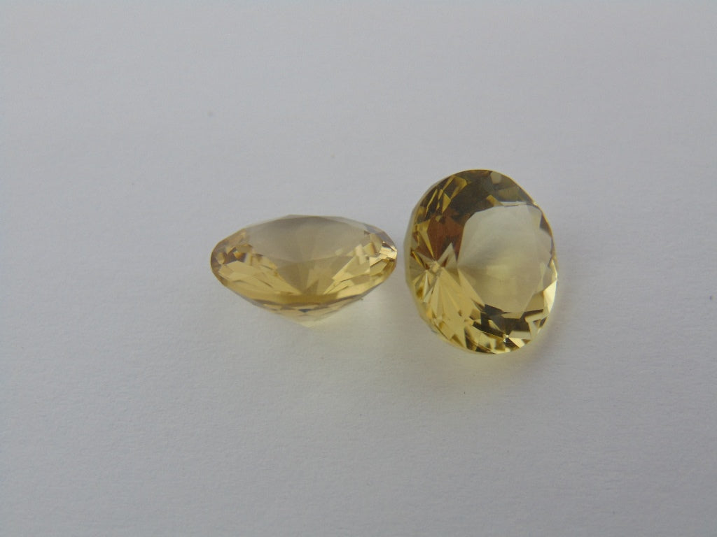 8.14cts Citrine (Pair)