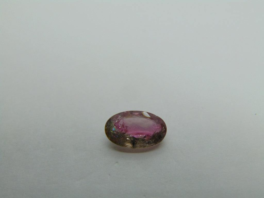 2.20ct Tourmaline Bicolor 11x7mm