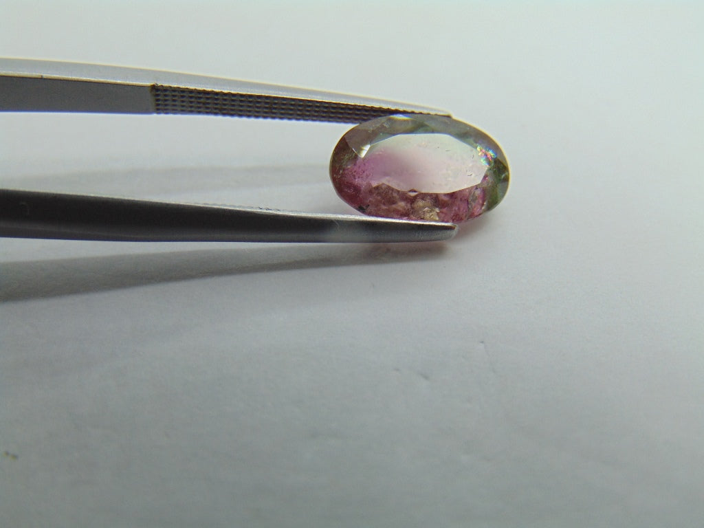 2.20ct Tourmaline Bicolor 11x7mm