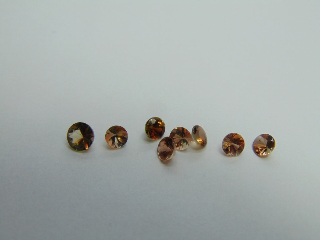 2.70ct Andalusites Calibrated 4mm