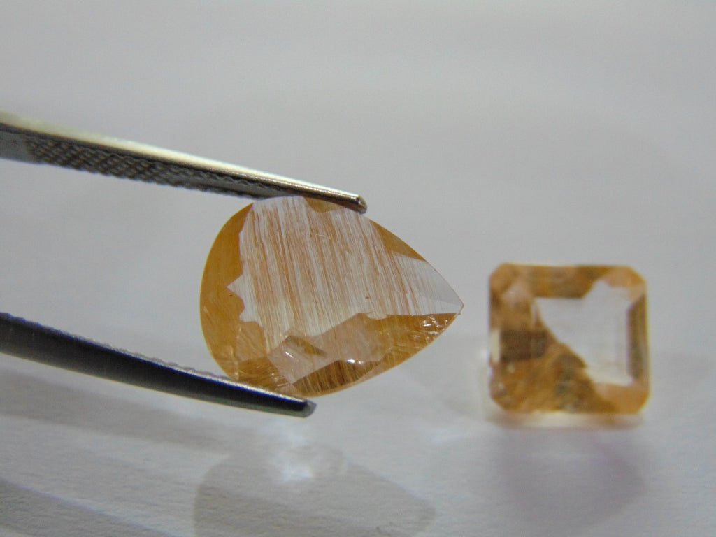 8.80ct Topaz With Rutile