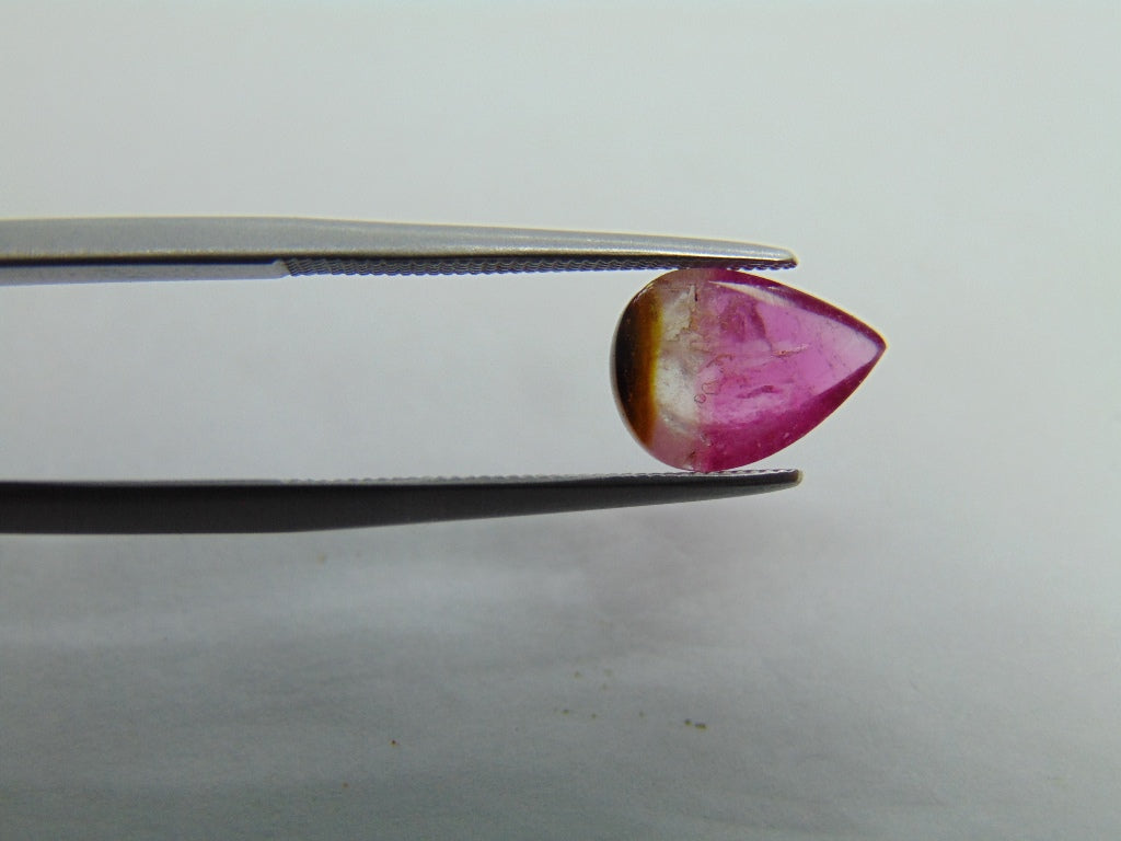 2.20ct Tourmaline Bicolor 10x7mm