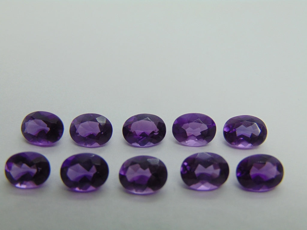 12.15ct Amethyst Calibrated 8x6mm