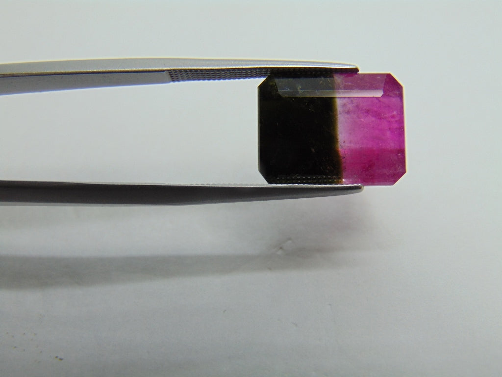 10.05ct Tourmaline Bicolor 14x11mm