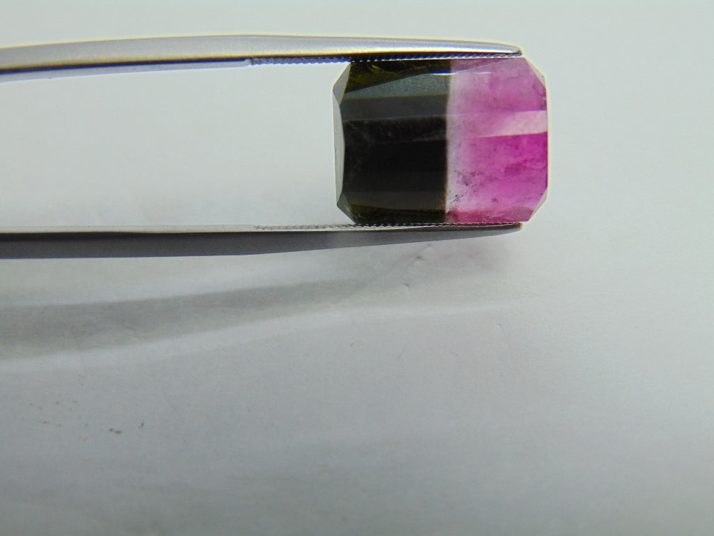 10.05ct Tourmaline Bicolor 14x11mm