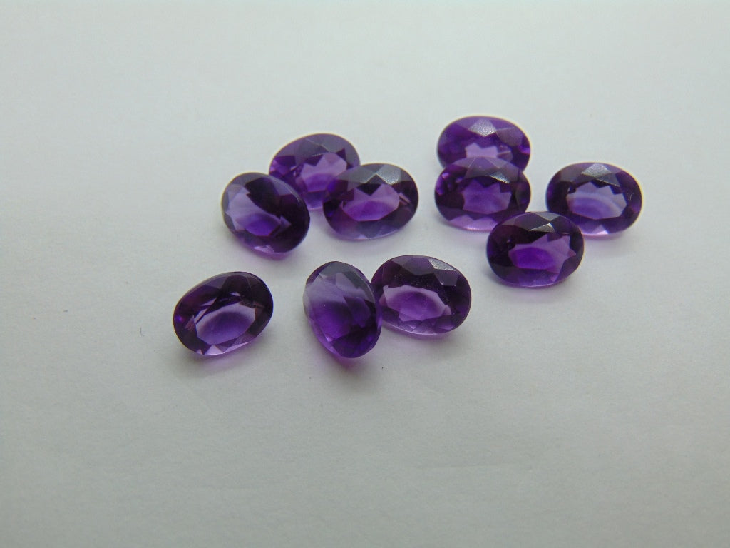 12.15ct Amethyst Calibrated 8x6mm