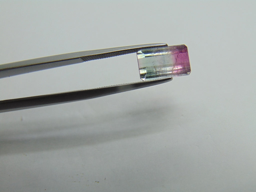 3.65ct Tourmaline Bicolor 10x7mm