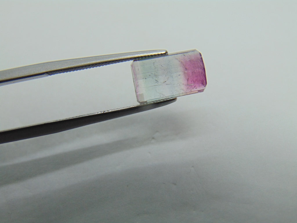 3.65ct Tourmaline Bicolor 10x7mm