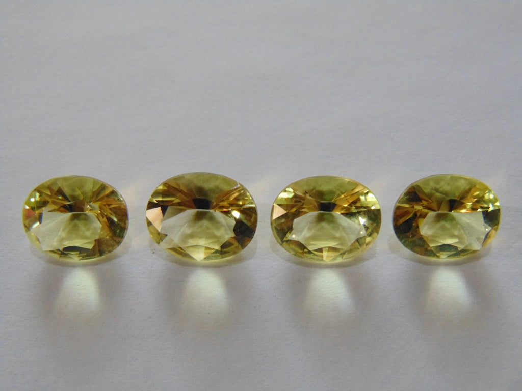 12.30ct Green Gold Calibrated 11x9mm