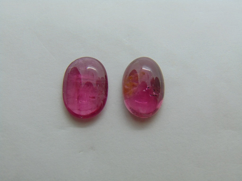 7.90ct Tourmaline Cabochon 12x9mm 12x8mm