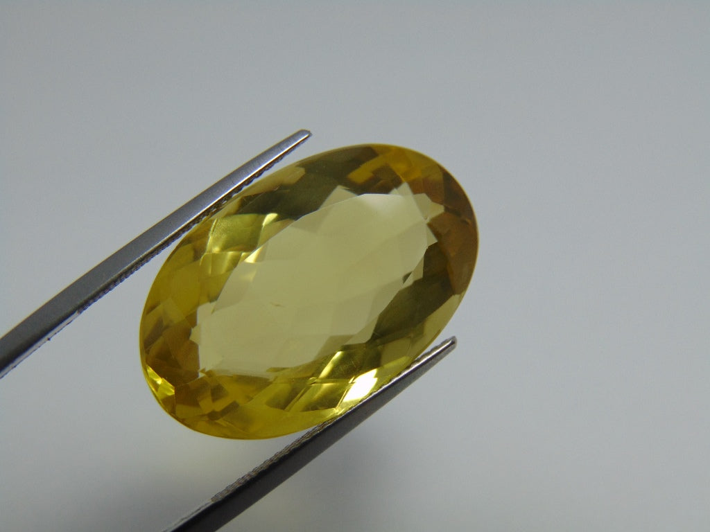 24.20ct Green Gold 25x16mm