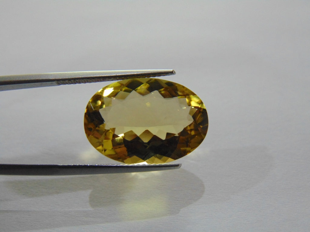 13.60ct Green Gold 22x14mm