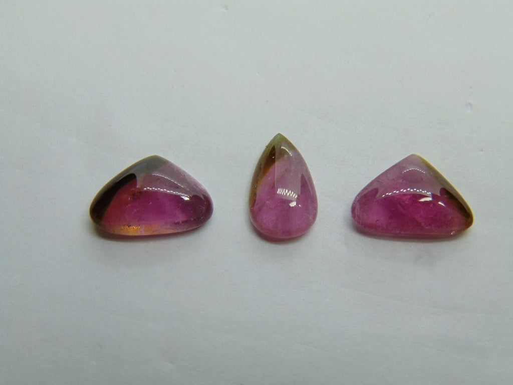 8.60ct Tourmaline Cabochon Set 13x8mm 11x7mm