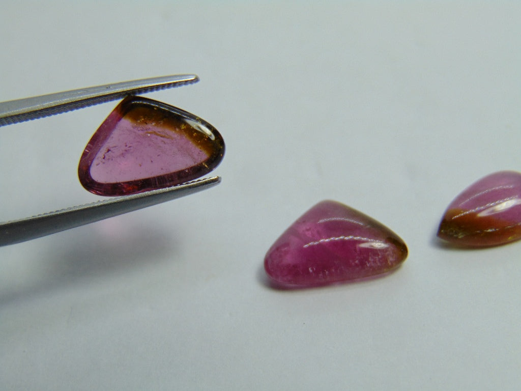 8.60ct Tourmaline Cabochon Set 13x8mm 11x7mm