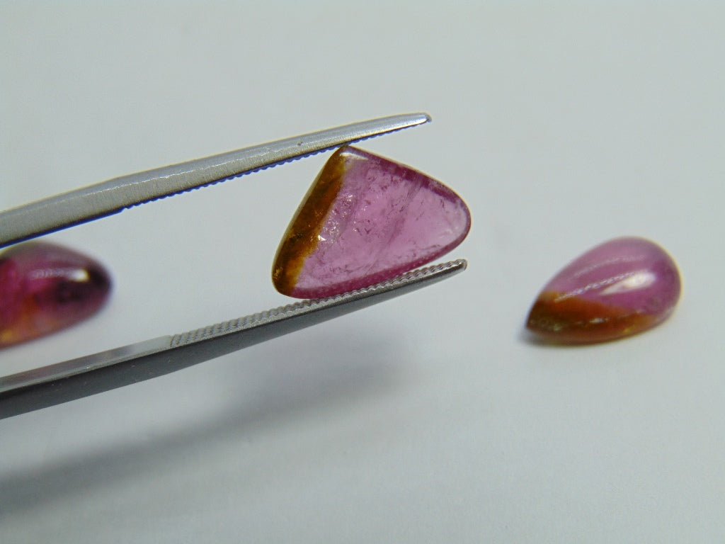 8.60ct Tourmaline Cabochon Set 13x8mm 11x7mm