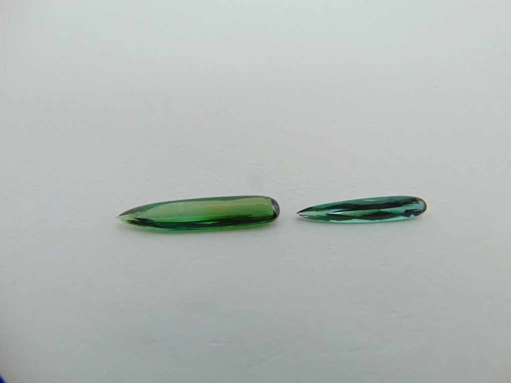 2.65ct Tourmaline 21x4mm 17x3mm