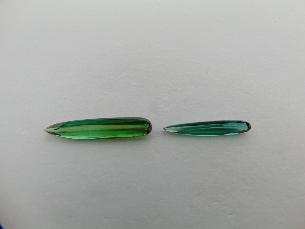 2.65ct Tourmaline 21x4mm 17x3mm