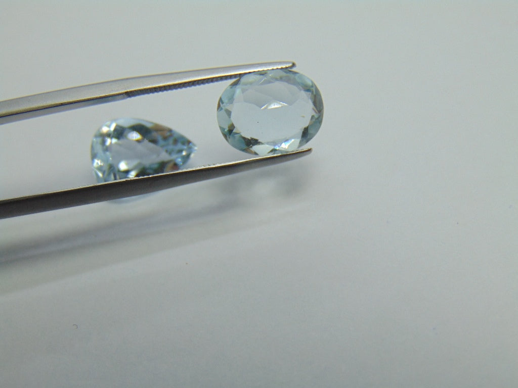 9.10ct Topaz Natural Color 12x5mm 11x9mm