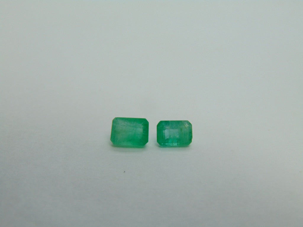 2.04ct Emerald 7x5mm 6.5x5mm